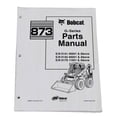 thumbnail image 1 of Bobcat 873 Skid Steer   Parts Catalog - Part Number # 6900956, 1 of 1