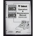 thumbnail image 1 of Bobcat 883 883H Skid Steer  Operator's Owners Operation & Maintenance Manual - Part Number # 6901274, 1 of 1