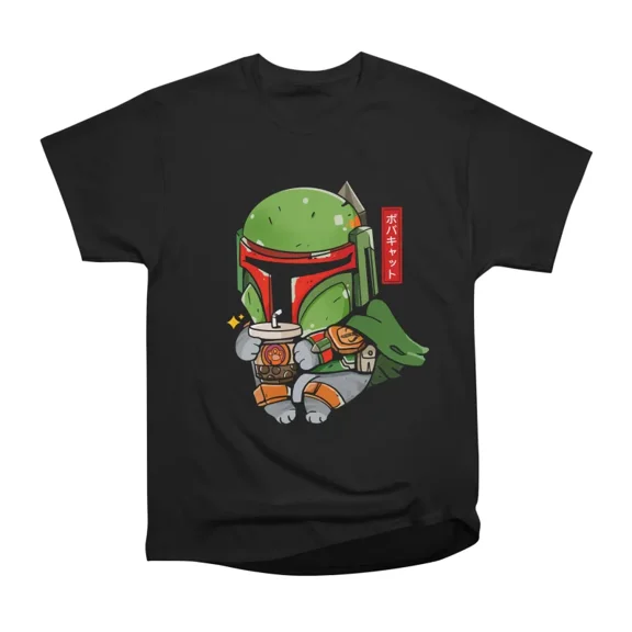Bobcat Boba Hunter T-Shirt Tee Gift For Him Merch For Her Apparel For Friend