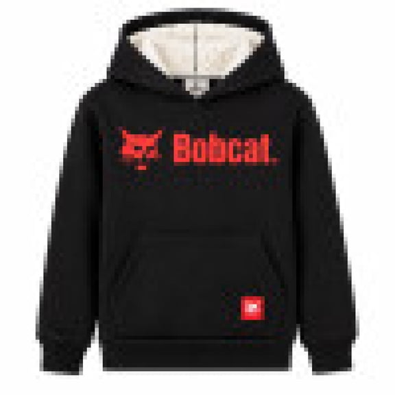 Bobcat Boys Fleece Hoodie Pullover Sherpa Lined Hooded Sweatshirt with Pocket Sizes 8-18