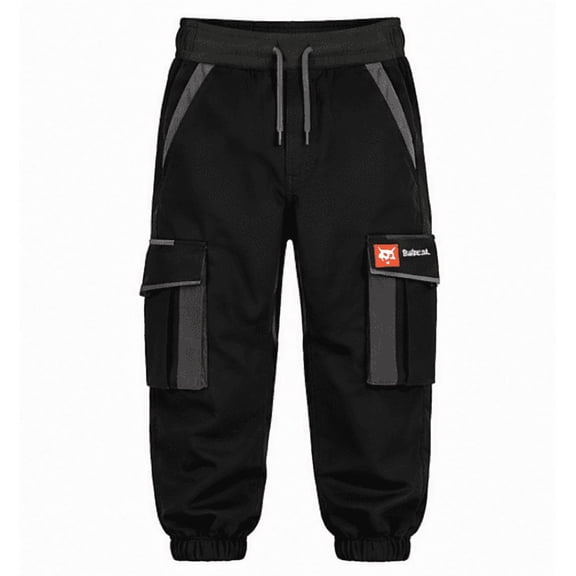 Bobcat Boys Jogger Pants Soft Fleece Pull On Cargo Sweatpants with Pockets Sizes 8-18