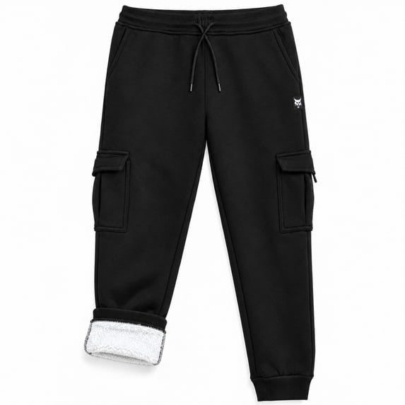 Bobcat Boys Sweatpants Fleece Sherpa Lined Active Cargo Jogger Pants Sizes 8-18