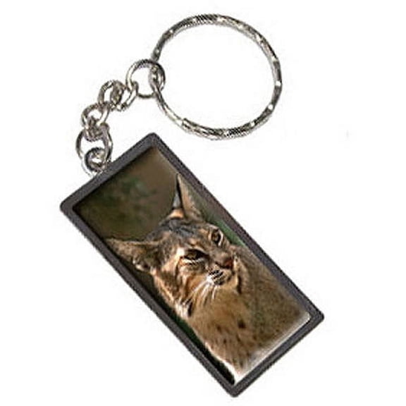 Bobcat Cat Keychain Key Chain Ring
