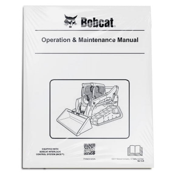 Bobcat E50 Compact Excavator Operation & Maintenance Manual - Part Number # 6990723