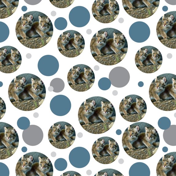 Bobcat Kittens Babies Premium Gift Wrap Wrapping Paper Roll