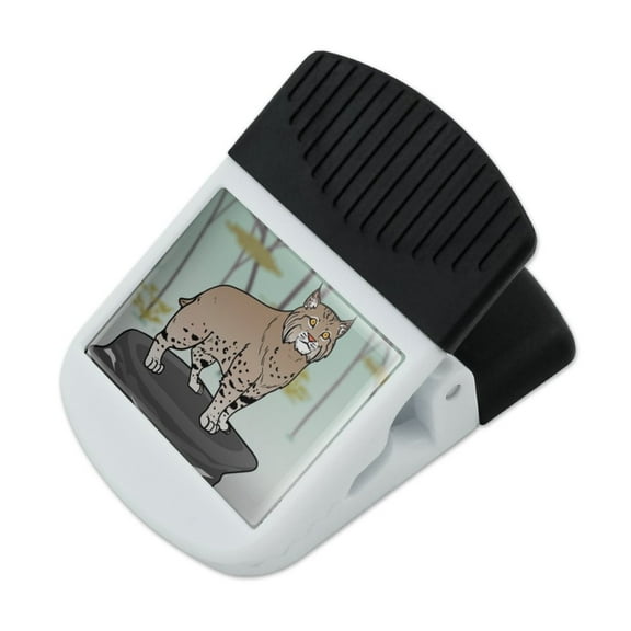 Bobcat Lynx Cat Refrigerator Fridge Magnet Magnetic Hanging Hook Note Snack Clip