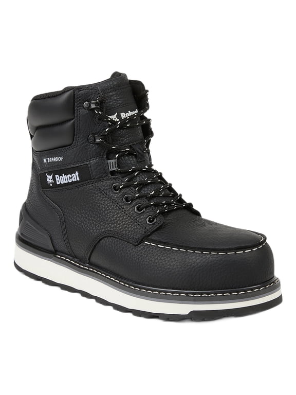 Men’s Caliber 6” Waterproof Moc-Toe Steel Toe Work Boot, Wide Available