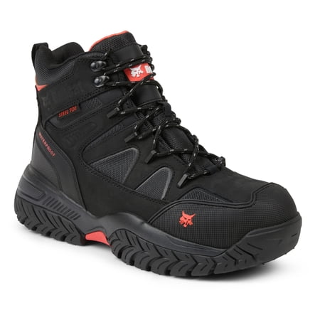 Bobcat Men’s Titan Tire Tread Waterproof Steel Toe Work Boot, Wide Available