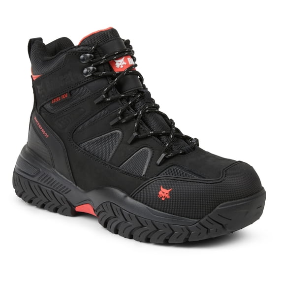 Bobcat Men’s Titan Tire Tread Waterproof Steel Toe Work Boot, Wide Available