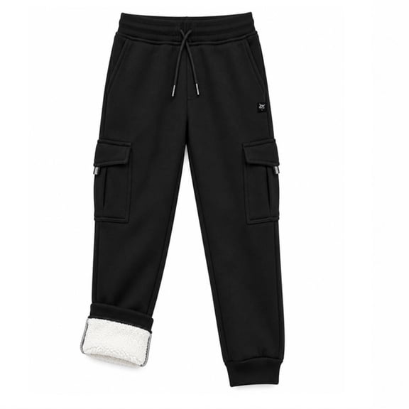 Bobcat Mens Cargo Pants Casual Joggers with Elastic Waist and Pockets