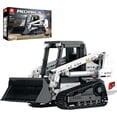 thumbnail image 1 of Bobcat Skid Steer Loader Building Block Set,APP Remote RC Control Loader Vehicle Construction Toy with 2.4GHz Multi-Player Mode 22004,1227 PCS, 1 of 6