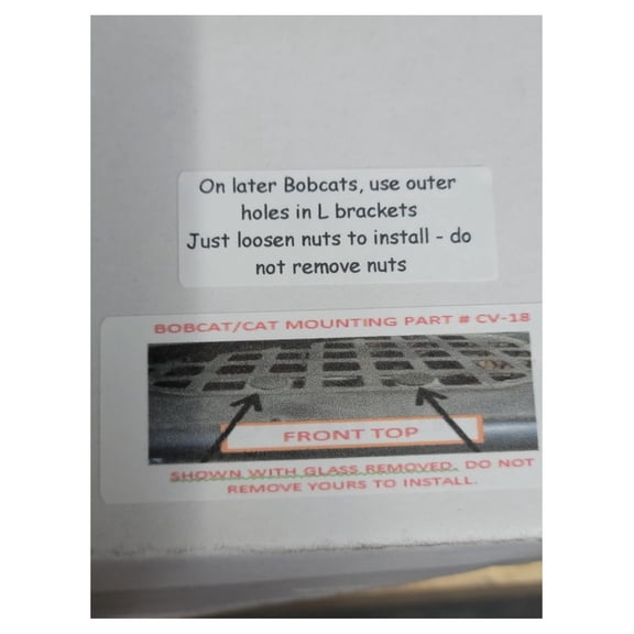 Bobcat Skid Steer Universal Rear View Mirror