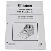 Bobcat T190 Track Loader Workshop Repair Service Manual - Part Number # 6904146
