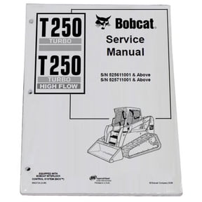 Bobcat T250 Track Loader Workshop Repair Service Manual - Part Number # 6902724