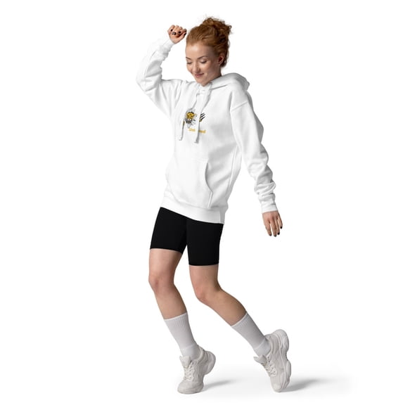 Bobcat Unisex Hoodie (White, 2XL)