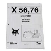 Bobcat X56, X76 Compact Excavator Workshop Repair Service Manual - Part Number # 6570475