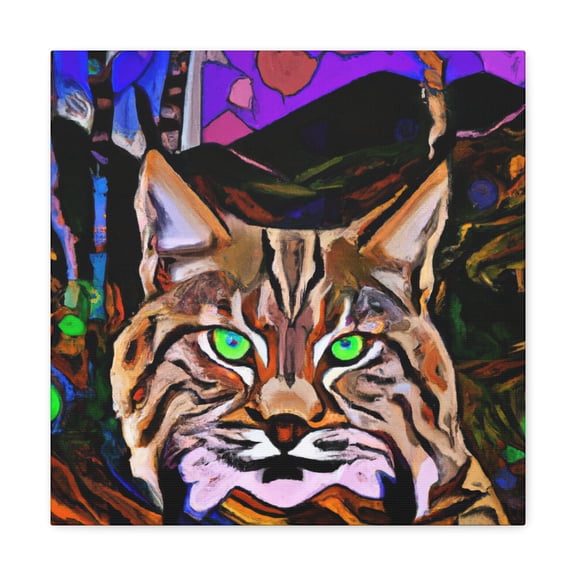 Bobcat in Fauvism - Canvas