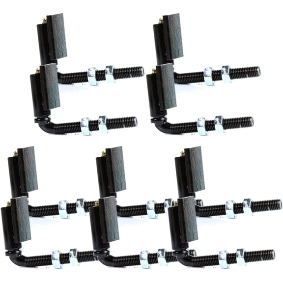 Bobco Metals 3/4" J Bolt Adjustable Barrel Hinges, 10 Pieces