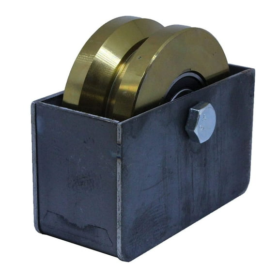 Bobco Metals 4" Elite Groove Wheel Chrome Heavy Duty Gate with Box