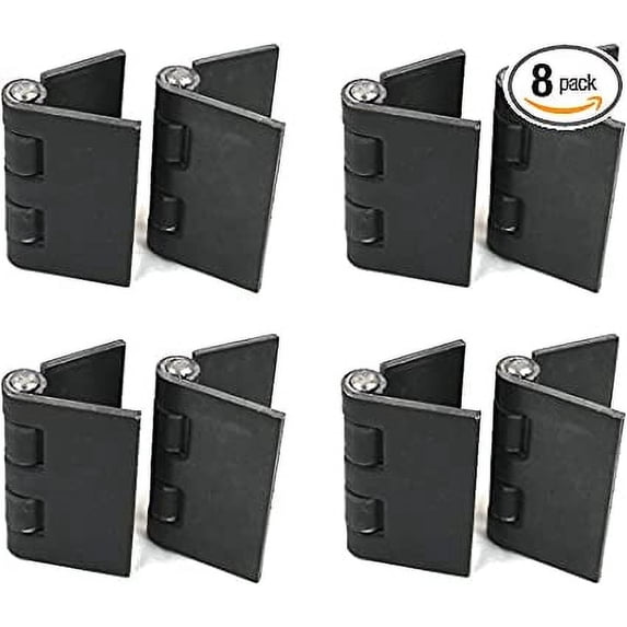 Bobco Metals 4" Heavy Duty Weldable Hinges - Steel Butt Design - 4 Pair