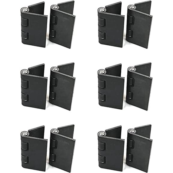 Bobco Metals Heavy Duty Weldable Pair 3" x 3" Gate Hinges - 14 piececs