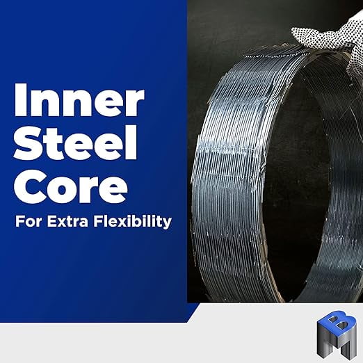 Bobco Metals Steel 18" CBT-65 Razor Wire, Gray -50 Feet per Roll - 33 Loops Coil - 2 Pack