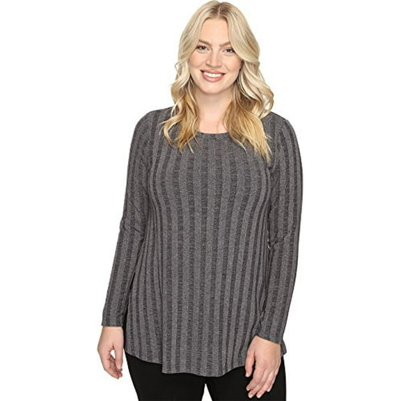 Bobeau Alex Rib Knit Tunic Top Plus