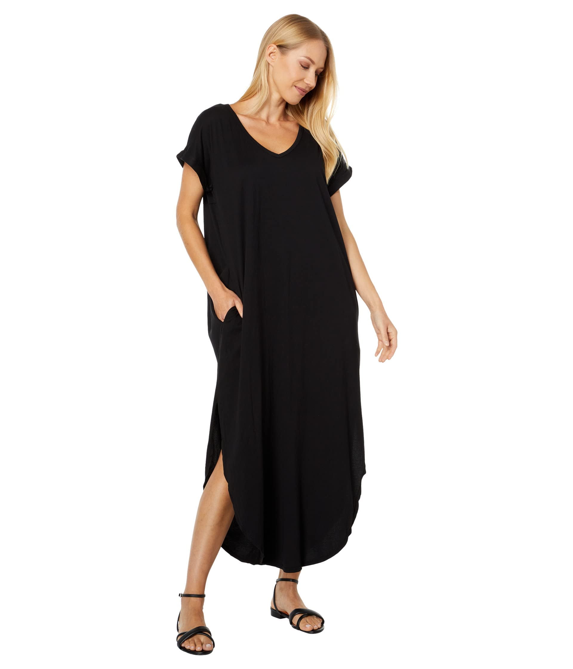 chinese dress ladies Bobi Button Front Maxi Shirt Dress – Vagabond Apparel Boutique main image 0