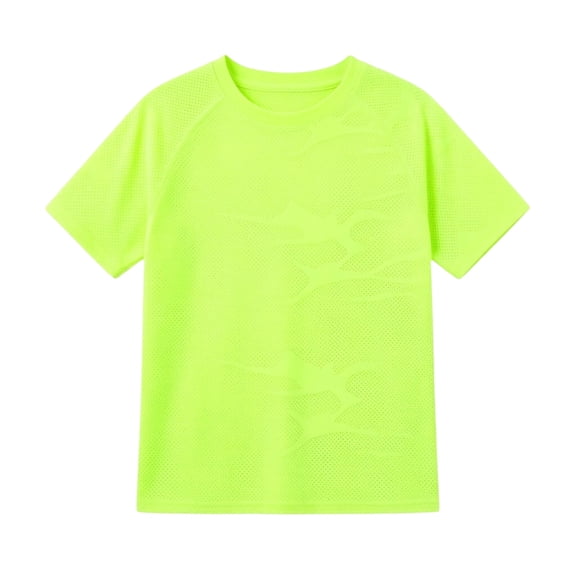 Bobifish Big Boys Performance Tee Bold Graphic Print Raglan Short Sleeve Crew Neck Athletic Fit T-Shirt Summer Team Game kids Sport Tee