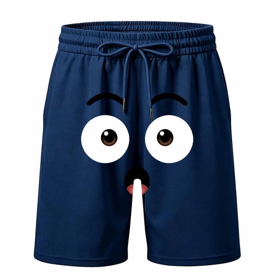 Bobifish Big Boys Swim Shorts Cartoon Printed Drawstring Beach Vacation Swimwear Children Boys Hiking Running Shorts