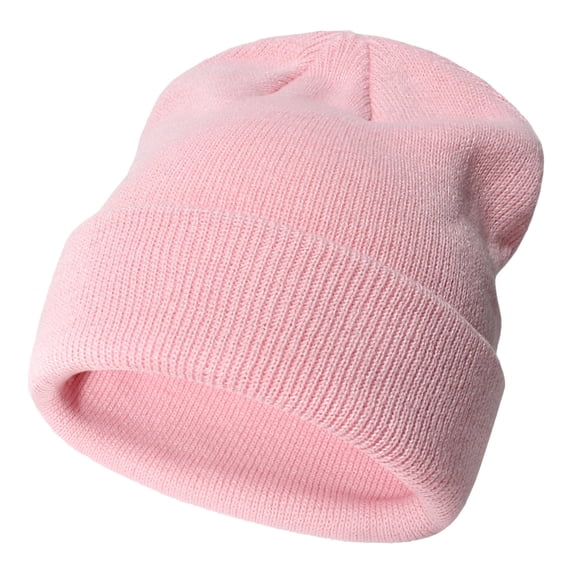 Bobifish Boys Girls Beanie Hat Plain Knit Soft Warm Winter Everyday Wear Beanie