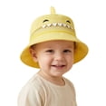 thumbnail image 1 of Bobifish Boys Girls Hat Outdoor Hiking Beach Cartoon Shark Applique Hats Breathable Mesh Adjustable Lightweight Bucket Sun Hats, 1 of 4