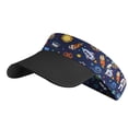 thumbnail image 1 of Bobifish Boys Girls Visor Cap Graphic Print Breathable Sun Shield Outdoor Visor, 1 of 4