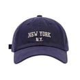 thumbnail image 1 of Bobifish Boys Hat New York Ny Embroidered Baseball Caps Vintage Washed Adjustable Fit Kids Casual Outdoor Headwear, 1 of 3