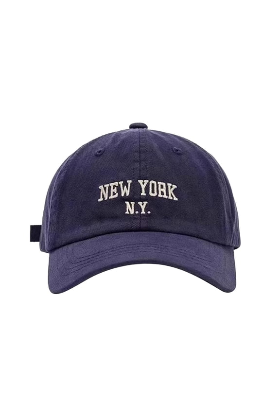 Boys Hat New York Ny Embroidered Baseball Caps Vintage Washed Adjustable Fit Kids Casual Outdoor Headwear