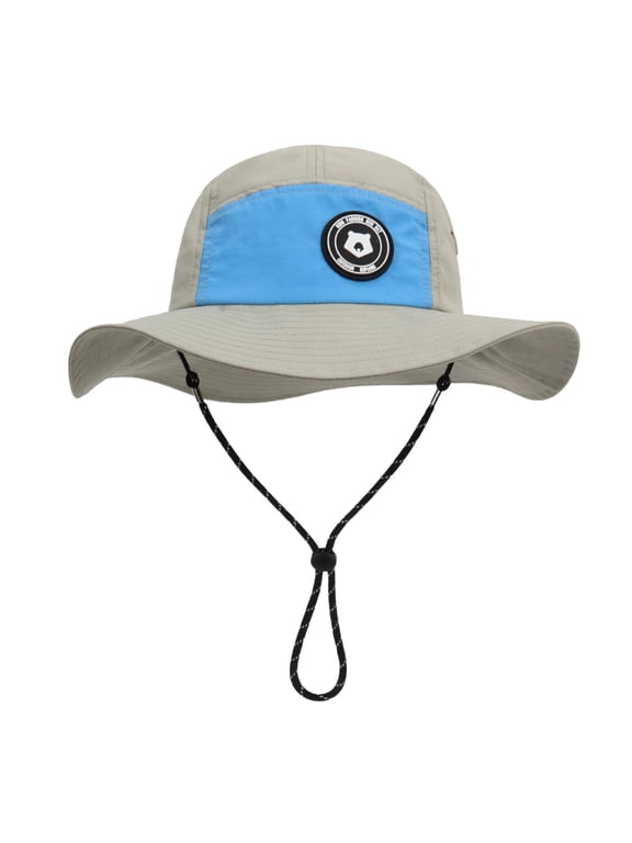 Boys Hat Wide Brim Sun Protection Bucket Hats Adjustable Chin Strap Kids Hiking Camping Travel Activities Fisherman Hat