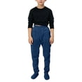 thumbnail image 1 of Bobifish Boys Pants Winter Thermal Fleece Pants With Footies And Pockets Kids Indoor Outdoor Play Comfortable Casual Jogger Sweatpants,Sizes 9-10Y, 1 of 7