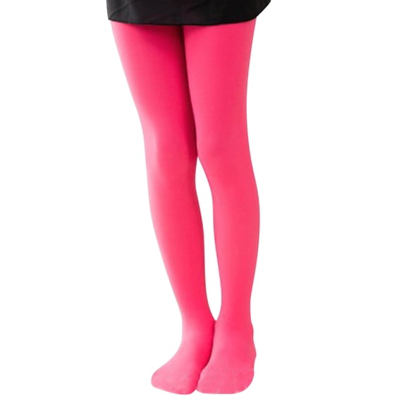 Bobifish Girls Pants Velvet Dance Tights Spring Summer Ballet Stockings White Full Length Stretch Ribbed Performance Tough Leggings Sizes 12M-8T