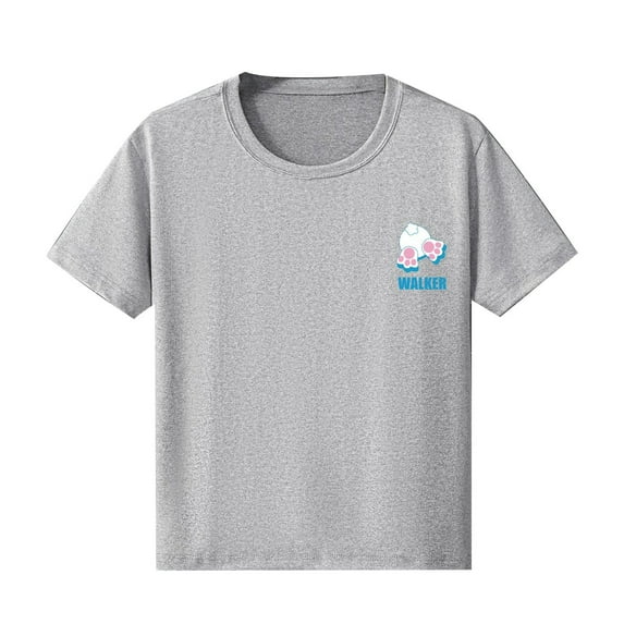 Bobifish Girls T-Shirts Spring Summer Short Sleeve Crew Neck Tees Tops ...