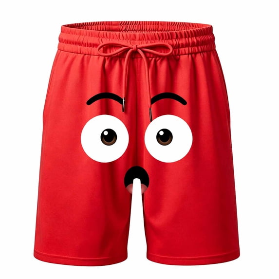 Bobifish Little Boys Swim Shorts Cartoon Printed Drawstring Beach Vacation Swimwear Children Boys Hiking Running Shorts