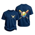 thumbnail image 1 of Bobifish Little Boys T Shirt With Baseball Print Short Sleeve Summer Basic Tee Shirt Children Boys Active T-Shirt, 1 of 3