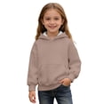 thumbnail image 1 of Bobifish Toddler Boys Girls Hoodies Waffle Pattern Long Sleeve Hooded Sweatshirts With Adjustable Drawstring Hooded Casual Soft Warm Long Sleeve Hoodies,Size 3-4T, 1 of 1