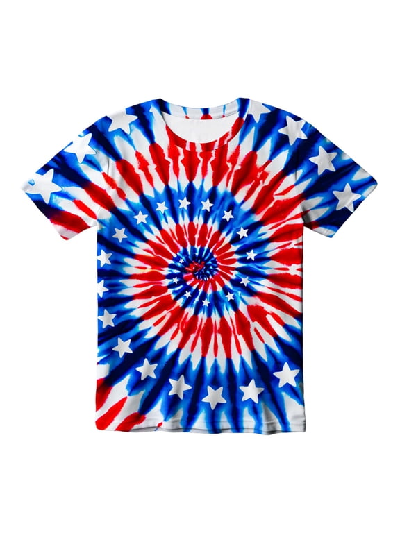 Toddler Boys Novelty Tee Fun American Flag Crew Neck Stain Resistant Children Athletic Tee Summer Colorful Patriotic Events Holiday Wear Tshirt