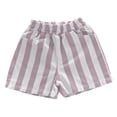 thumbnail image 1 of Bobifish Baby Boys Shorts Summer Casual Contrast Color Striped Print Shorts Outdoor Play Comfortable Boys Shorts, 1 of 3
