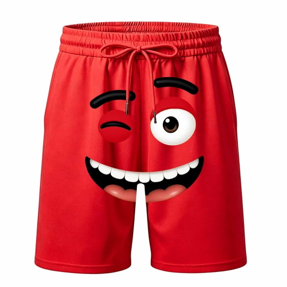 Bobifish Toddler Boys Sports Casual Shorts Graphic Printed Trunk Adjustable Waist Daily Bottoms Boys Outdoor Shorts