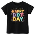 thumbnail image 1 of Bobifish Toddler Boys T‑Shirt Short Sleeve Crewneck Bubble Style Colorful Happy Dot Day Print Tee, 1 of 3