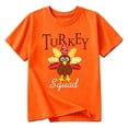 thumbnail image 1 of Bobifish Toddler Boys Thanksgiving Tee Top Short Sleeve T-Shirt Crewneck Turkey Letter Graphic Playful Tee, 1 of 5
