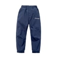 thumbnail image 1 of Bobifish Toddler Girls Pants Outdoor Hiking Cargo Pants Spring Fall Windproof Active Trousers With Front Patch Pockets Elastic Band Pants Sizes 3-13, 1 of 8