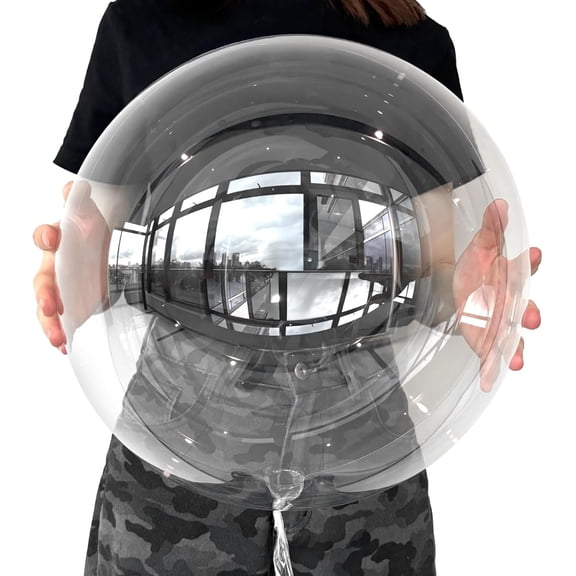 Bobo Balloons 24 Inch Clear Bubble Balloon for Stuffing, 25 Pcs Transparent Balloons for DIY Party Decor, Birthday, Wedding, Baby Shower, Grad, Anniversary, Indoor Outdoor Celebration