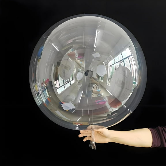 Bobo Balloons 25 Packs, 24 Inch Helium Style Transparent Bubble Bobo Balloons for LED Light Up Balloon, Gifts for Christmas,Wedding,Birthday Party Decorations (LED String Not Included) (25 PCS)